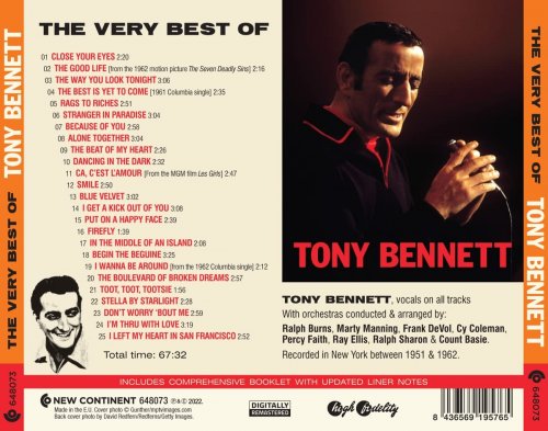 Tony Bennett - The Very Best Of Tony Bennett (2022)