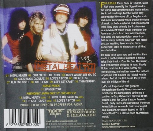 Quiet Riot - Metal Health (1983) [2012 Rock Candy Remastered]
