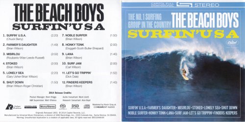 The Beach Boys - Surfin' USA (Mono And Stereo Mixes) (2015) [SACD]