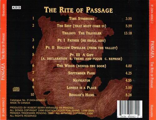 Pangaea - The Rite Of Passage (1996)