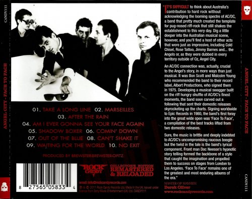 Angel City - Face To Face (1980) [2011 Rock Candy Remastered]