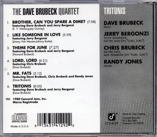 The Dave Brubeck Quartet - Tritonis (1995)