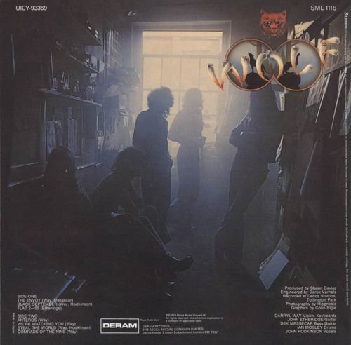 Darryl Way's Wolf - Night Music (1974) CD Rip