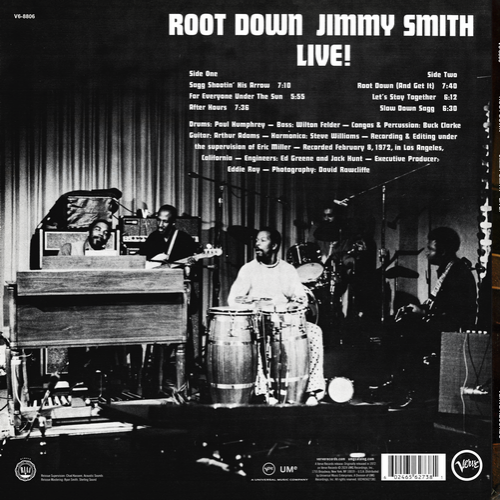 Jimmy Smith - Root Down: Jimmy Smith Live! (Remastered, 2024) LP