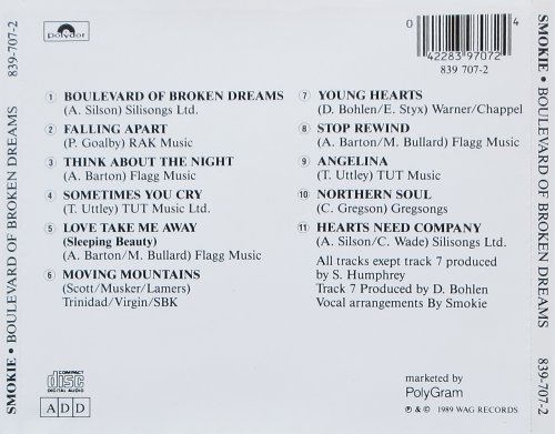 Smokie - Boulevard Of Broken Dreams (1989)