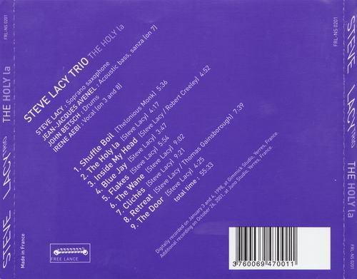 Steve Lacy Trio - The Holy La (2003)