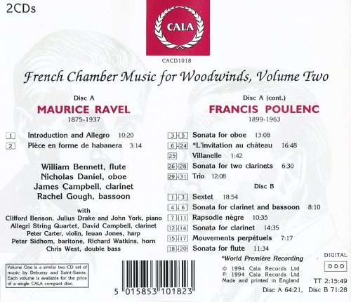 VA - French Chamber Music for Woodwinds, Vol. 2 (1994) CD-Rip