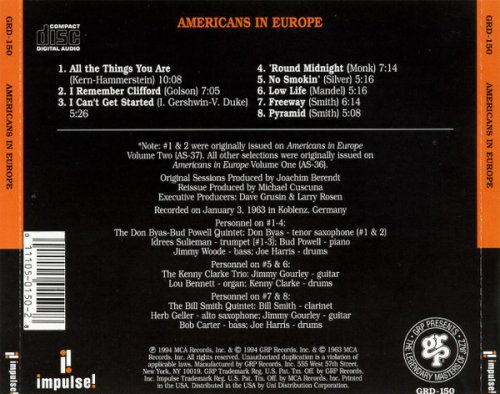 Various Artists - Americans In Europe (1963)