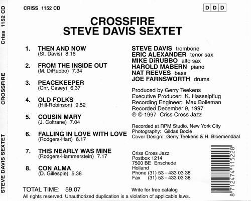Steve Davis Sextet - Crossfire (1997) CD Rip