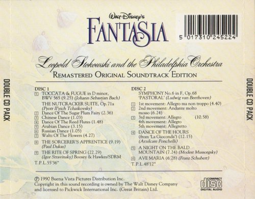 Leopold Stokowski - Walt Disney's Fantasia (1957) [1990]
