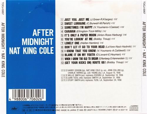 Nat King Cole And His Trio - After Midnight (1957) CD Rip