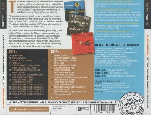 Duke Ellington - Ellington Uptown / The Liberian Suite / Masterpieces by Ellington (2018)