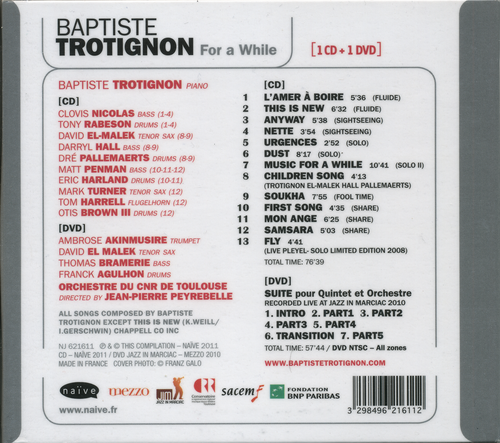 Baptiste Trotignon - For A While (2011)