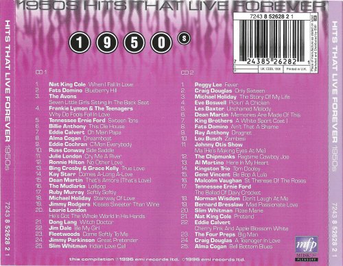 VA - Hits That Live Forever 1950s (1996)