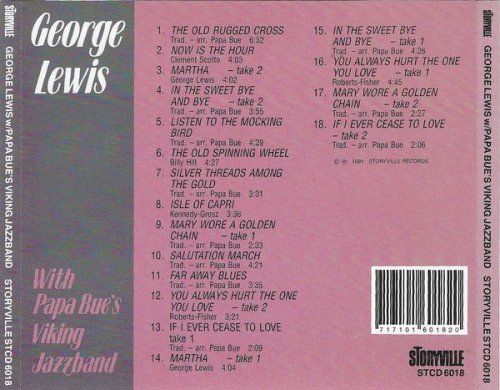 George Lewis - George Lewis With Papa Bue's Viking Jazzband (1991)