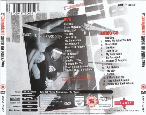 Limp Bizkit - Rock Im Park (2001) [2008]