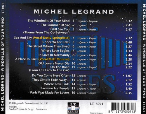 Michel Legrand - Windmills Of Your Mind (1997)
