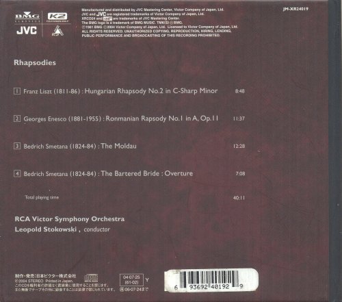 Leopold Stokowski - Rhapsodies (1961) [2004 XRCD24]