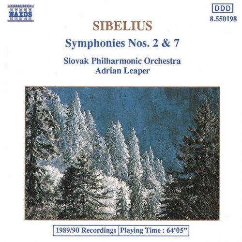 Slovak Philharmonic Orchestra, Adrian Leaper - Sibelius: Symphonies Nos. 2 and 7 (1991)