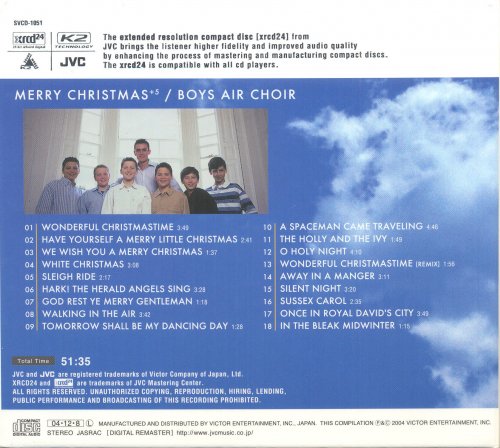Boys Air Choir - Merry Christmas (2003) [XRCD24]