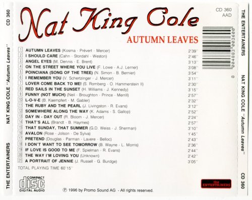 Nat King Cole - Autumn Leaves (1995)