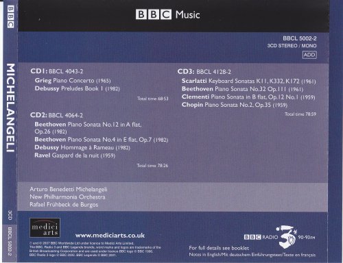 Arturo Benedetti Michelangeli - Portrait of a Legend (2007)