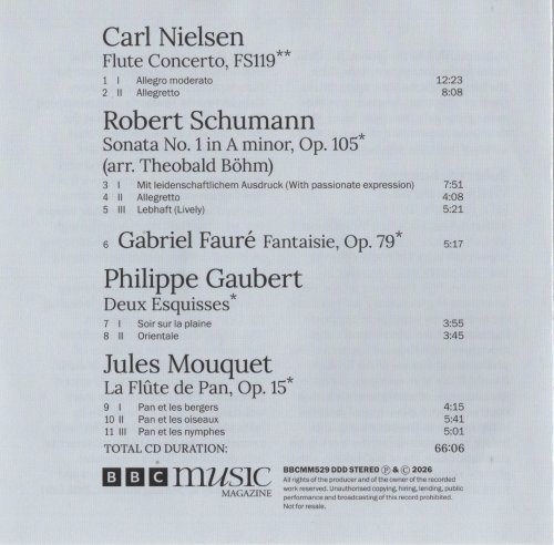 Elizaveta Ivanova, Sanja Bizjak, Jaime Martin - Nielsen / Schumann / Faure / Gaubert / Mouquet (2026) [BBC Music Magazine]
