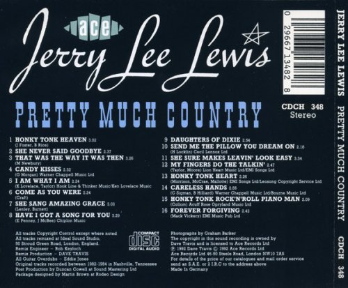 Jerry Lee Lewis - Pretty Much Country (1992)