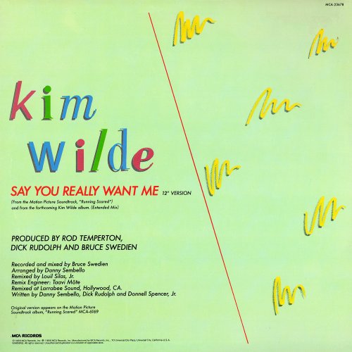 Kim Wilde - Say You Really Want Me (US 12") (1986)
