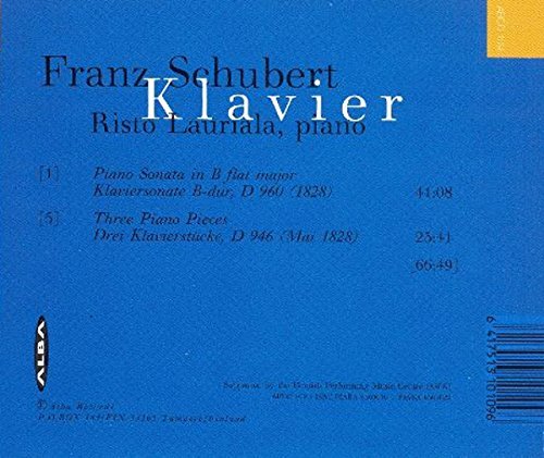Risto Lauriala - Schubert: Klavier (1995)