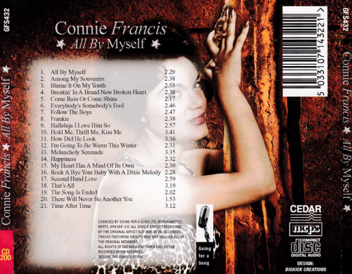 Connie Francis - All By Myself (2012)