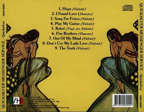 Quicksilver Messenger Service - Quicksilver (1971) CD Rip
