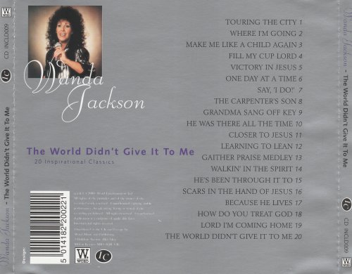 Wanda Jackson - The World Didn't Give It to Me (2000)