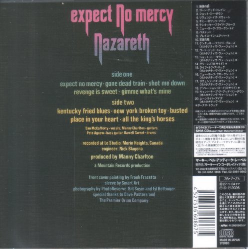 Nazareth - Expect No Mercy (1977) [2026 Japanese Edition]