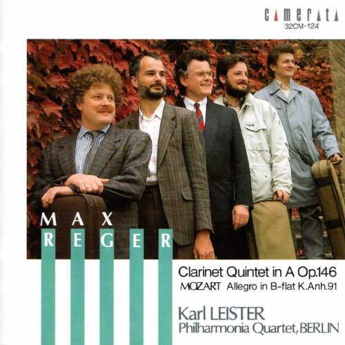 Karl Leister, Philharmonia Quartet Berlin - Reger's Clarinet Quintet - Mozart's Allegro (1990)