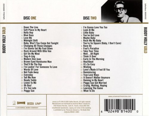 Buddy Holly - Gold (1993) [2006]