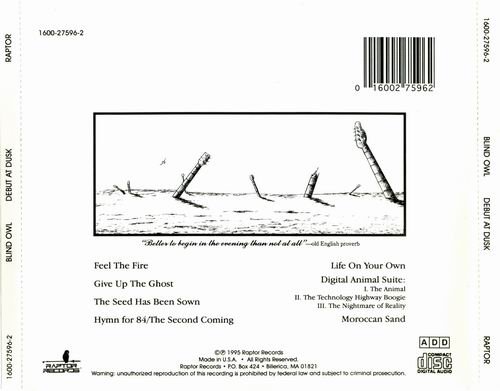 Blind Owl - Debut At Dusk (1987)