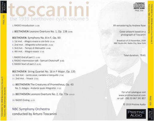 Arturo Toscanini - The 1939 Beethoven Cycle, Volume 5 (1939) [2019]