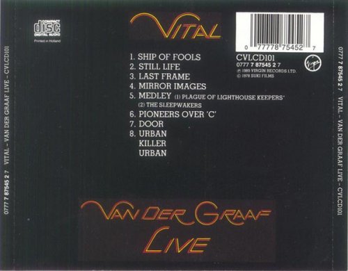 Van Der Graaf Generator - Vital (1978) CD Rip