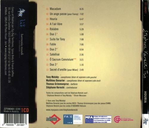 Stephane Kerecki Trio Feat. Tony Malaby - Houria (2009)