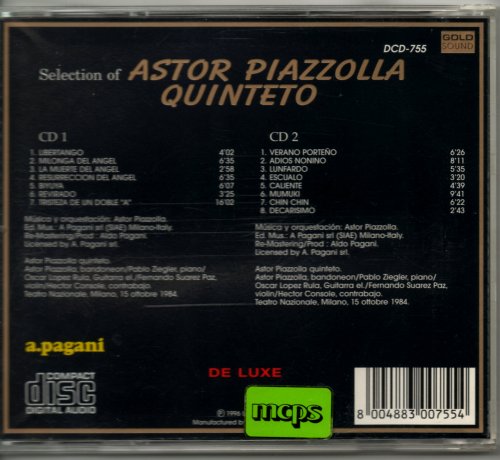 Astor Piazzolla Quinteto - Selection Of Astor Piazzolla Quinteto (1996)