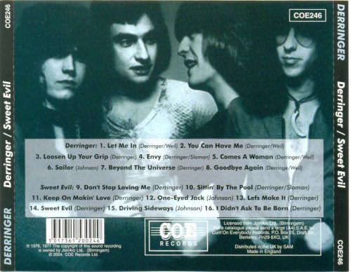 Derringer - Derringer / Sweet Evil (2003)