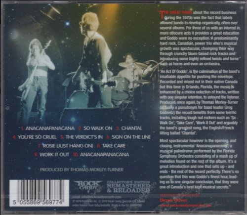 Goddo - An Act Of Goddo (1979) [2019 Rock Candy Remastered]
