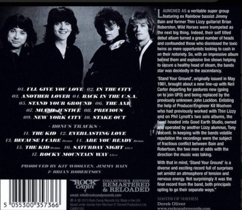 Wild Horses - Stand Your Ground (1981) [2013 Rock Candy Remastered]