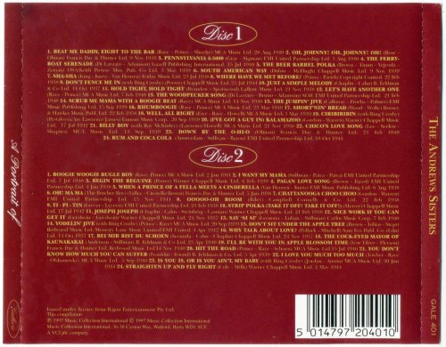 The Andrews Sisters - A Portrait Of The Andrews Sisters (1997)