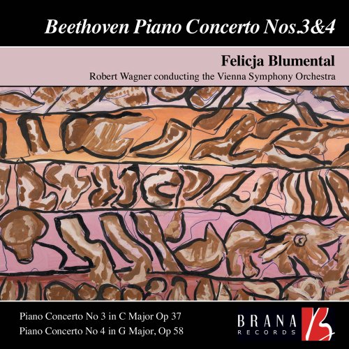 Felicja Blumental, Robert Wagner, Wiener Symphoniker - Beethoven Piano Concerto Nos. 3 & 4 (2011)