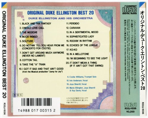 Duke Ellington - Original Duke Ellington Best 20 (1986)