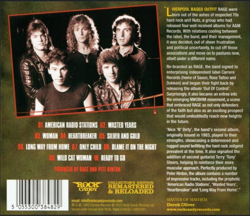 Rage - Nice 'N' Dirty (1981) [2015 Rock Candy Remastered]