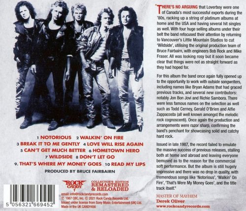 Loverboy - Wildside (1987) [2022 Rock Candy Remastered]