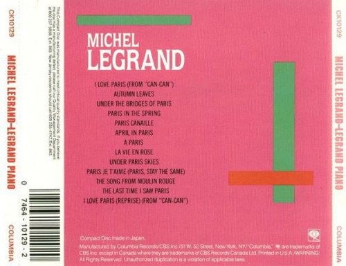 Michel Legrand - Legrand Piano (1960) [1990]